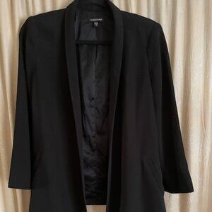 Eileen Fisher open-front long-sleeved jacket, black, size M